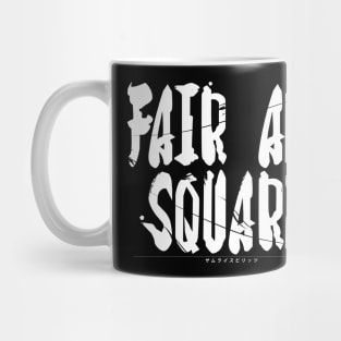 [SAMSHO] FAIR AND SQUARE WHITE Mug